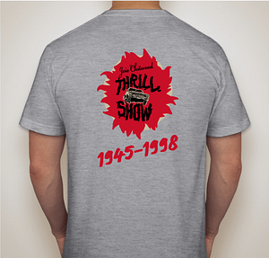 t-shirts, vintage style, collectible, thrill shows