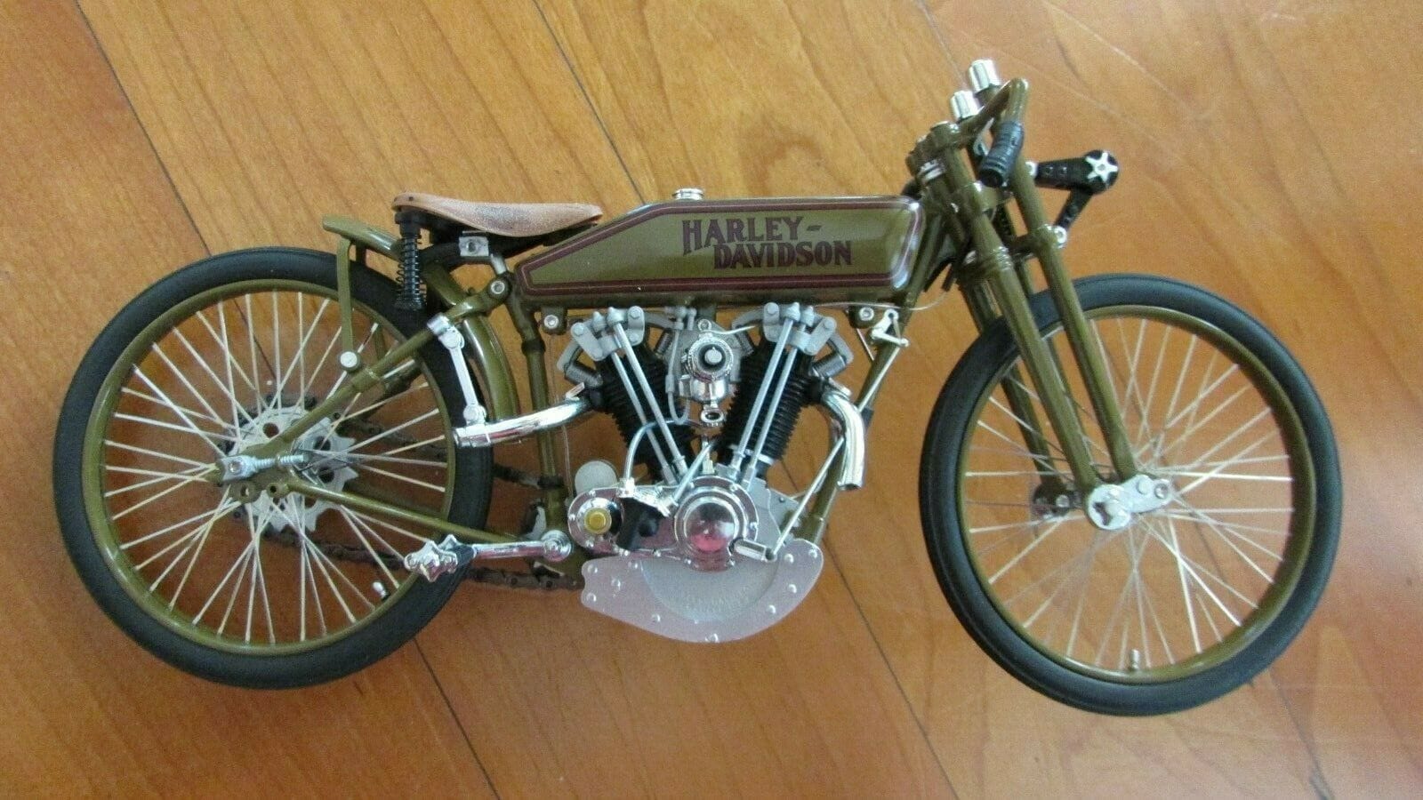 1927 Harley Davidson 8 valve V twin racing motorcycle COA Box 