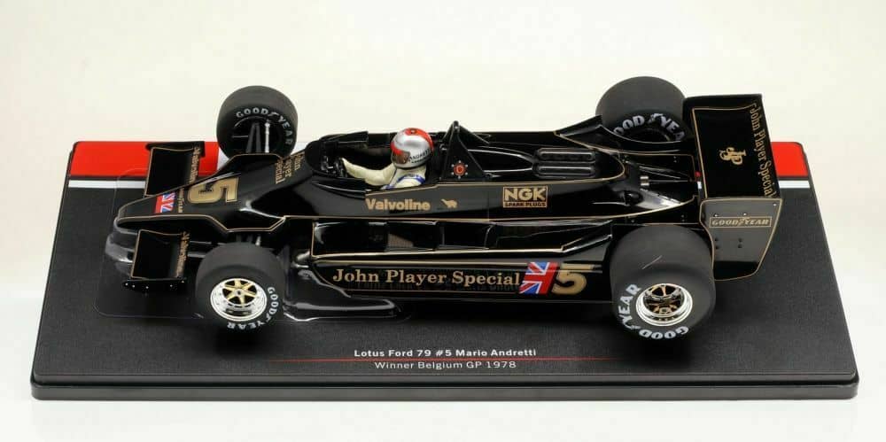 JPS Lotus JPS Ford 78 Mario Andretti #5 1977 WRK9 Western Models kit built 1/43 F1 